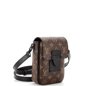 Louis Vuitton S Lock Vertical Wearable Wallet Macassar Monogram Canvas