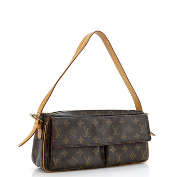 Louis Vuitton Viva Cite Handbag Monogram Canvas MM