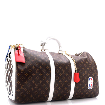 Louis Vuitton x NBA Basketball Keepall Bandouliere Bag Monogram Canvas 55