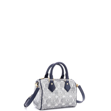 Louis Vuitton Speedy Bandouliere Bag Monoglam Jacquard Canvas 20