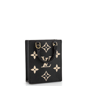 Louis Vuitton Petit Sac Plat Bag Bicolor Monogram Empreinte Giant