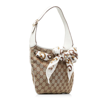 GUCCI VS Canvas Positano Hobo Hobo Bag