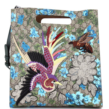 XL Tote Embroidered Printed VS Coated Canvas Medium