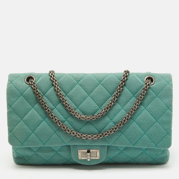 Light Green Jersey Classic 227 Reissue 2.55 Flap Bag