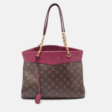 Aurore Monogram Canvas Pallas Shopper Tote