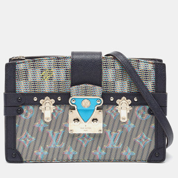 Damier Monogram Canvas LV Pop Trunk Clutch Bag