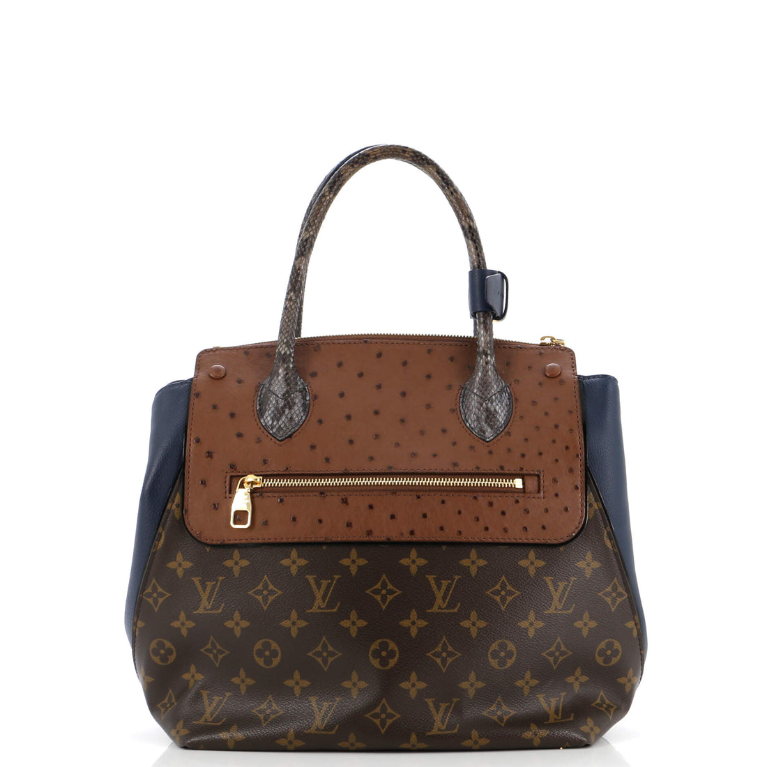 Louis Vuitton Majestueux Tote Monogram Canvas and Exotics MM
