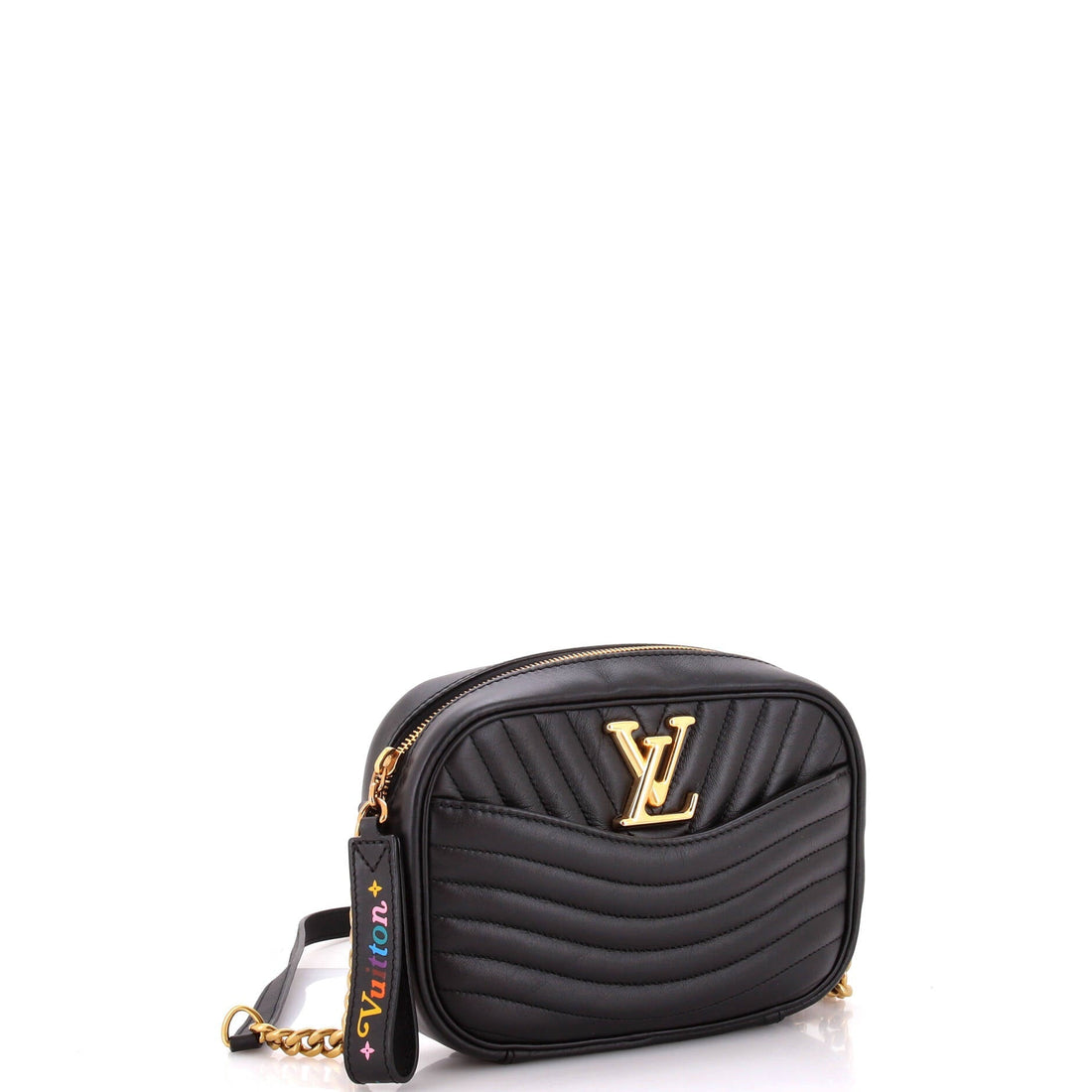 New Wave Camera Bag Quilted Leather