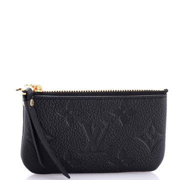 Louis Vuitton Zip Key Pouch Monogram Empreinte Leather