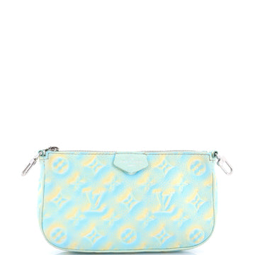 Louis Vuitton Multi Pochette Accessoires Pouch Stardust Monogram Empreinte Leather Small
