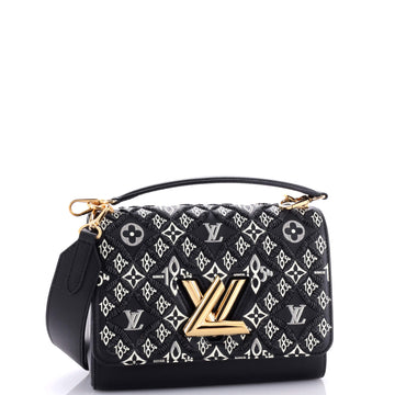 Louis Vuitton Twist Handbag Limited Edition Since 1854 Monogram Jacquard MM