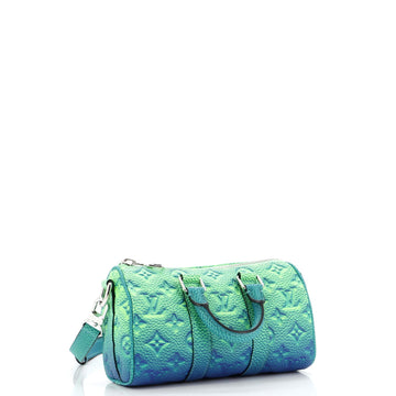 Louis Vuitton Keepall Bandouliere Bag Limited Edition Illusion Monogram Taurillon Leather XS