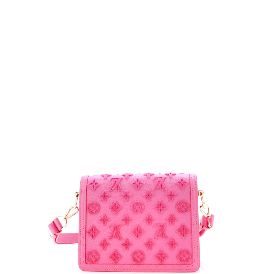 Louis Vuitton Dauphine Shoulder Bag Monogram Tuffetage Leather Mini