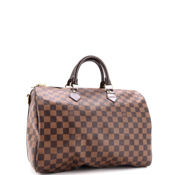 Louis Vuitton Speedy Bandouliere Bag Damier 35