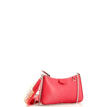 Louis Vuitton Easy Pouch on Strap Epi Leather with Canvas