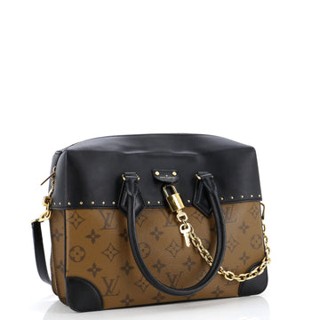 Louis Vuitton City Malle Handbag Reverse Monogram Canvas and Leather MM