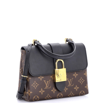 Louis Vuitton Locky Handbag Monogram Canvas with Leather BB