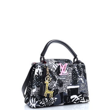 Louis Vuitton Jonas Wood ArtyCapucines Bag Printed Stitched Leather PM