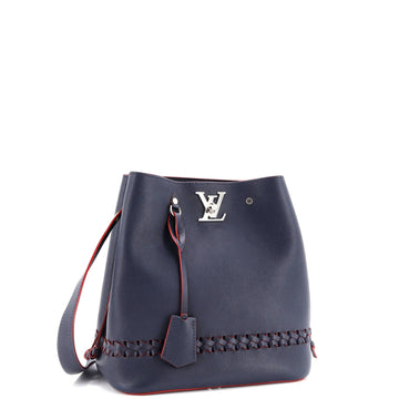 Louis Vuitton Lockme Bucket Bag Braided Leather