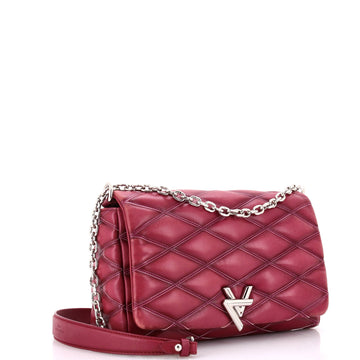 Louis Vuitton GO-14 Handbag Malletage Leather MM