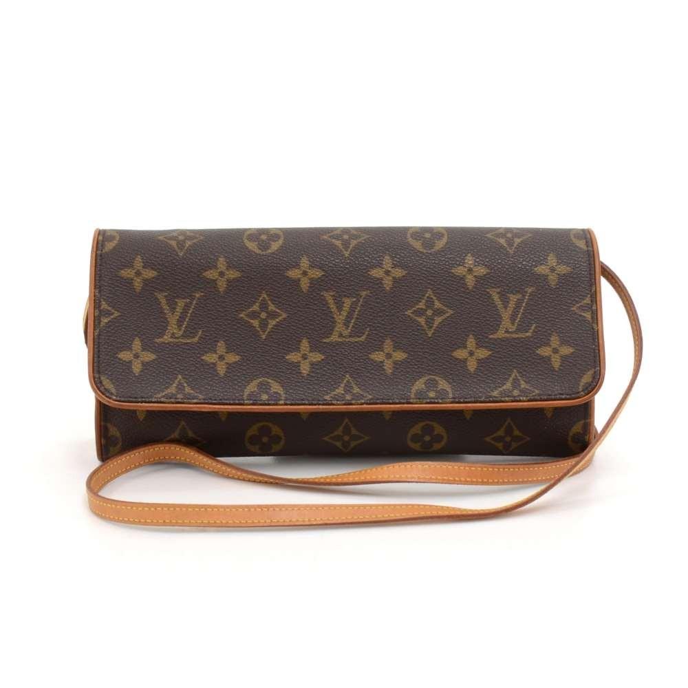 Louis Vuitto Pochette Twin GM Monogram Canvas Shoulder Bag