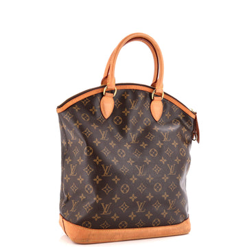 Louis Vuitton Lockit Handbag Monogram Canvas Vertical