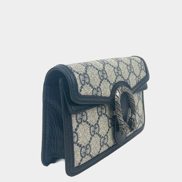 GUCCI VS Dionysus Super Mini Supreme - Navy/Beige