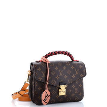 Louis Vuitton Braided Handle Pochette Metis Monogram Canvas