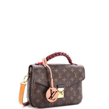 Louis Vuitton Braided Handle Pochette Metis Monogram Canvas