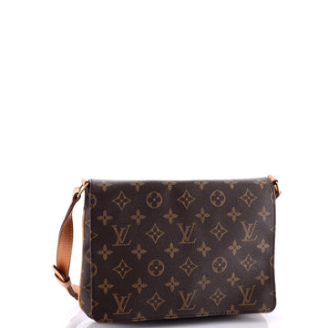 Louis Vuitton Musette Tango Handbag Monogram Canvas