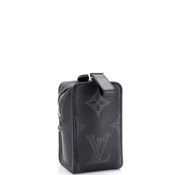 Louis Vuitton Wash Pouch Monogram Shadow Giant Taurillon Leather