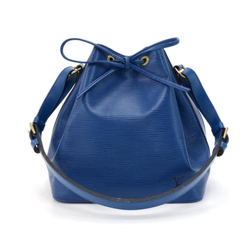 Louis Vuitto Petit Noe Blue Epi Leather Bag