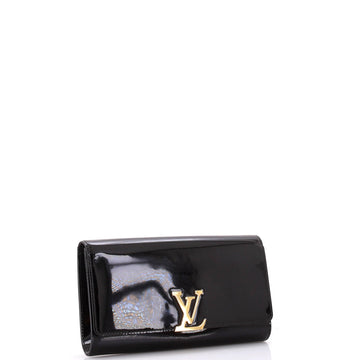 Louis Vuitton Louise Clutch Patent East West