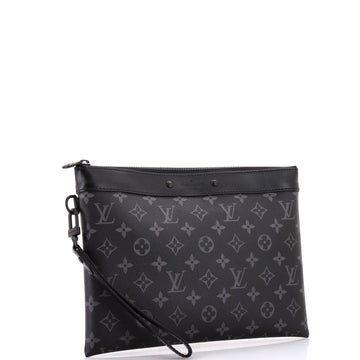 Louis Vuitton Pochette To-Go Monogram Eclipse Canvas MM