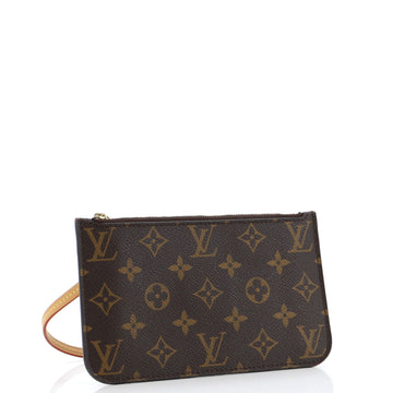 Louis Vuitton Neverfull Pochette Monogram Canvas Small