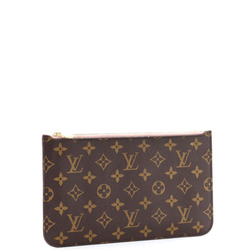 Louis Vuitton Neverfull Pochette Monogram Canvas Large