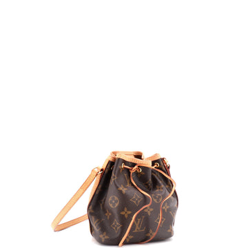 Louis Vuitton Noe Handbag Monogram Canvas Nano