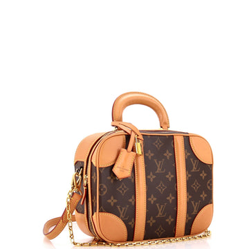 Louis Vuitton Valisette Handbag Monogram Canvas PM