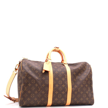 Louis Vuitton Keepall Bandouliere Bag Monogram Canvas 45