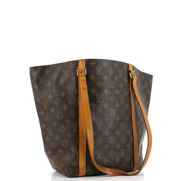 Louis Vuitton Shopping Sac Handbag Monogram Canvas MM