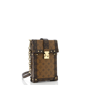 Louis Vuitton Vertical Trunk Pochette Reverse Monogram Canvas