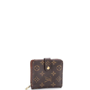 Louis Vuitton Compact Zippe Wallet Monogram Canvas