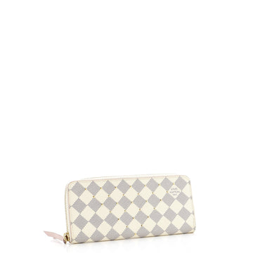 Louis Vuitton Clemence Wallet Studded Damier