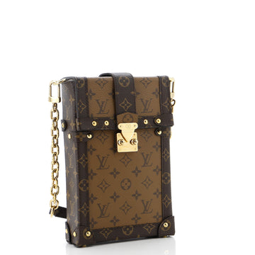 Louis Vuitton Vertical Trunk Pochette Reverse Monogram Canvas