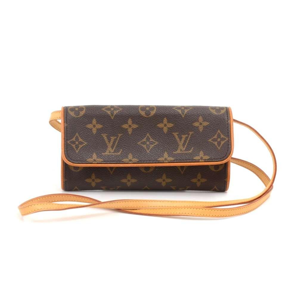 Louis Vuitto Pochette Twin PM Monogram Canvas Shoulder Bag