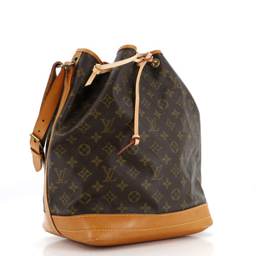 Louis Vuitton Noe Handbag Monogram Canvas Large