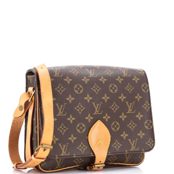 Louis Vuitton Cartouchiere Handbag Monogram Canvas GM