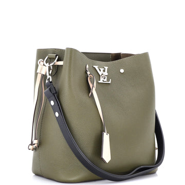 Louis Vuitton Lockme Bucket Bag Leather