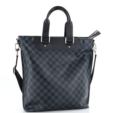 Louis Vuitton Cabas Sac Jour Satchel Damier Cobalt