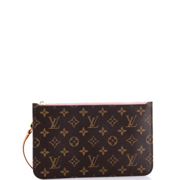 Louis Vuitton Neverfull Pochette Monogram Canvas Large